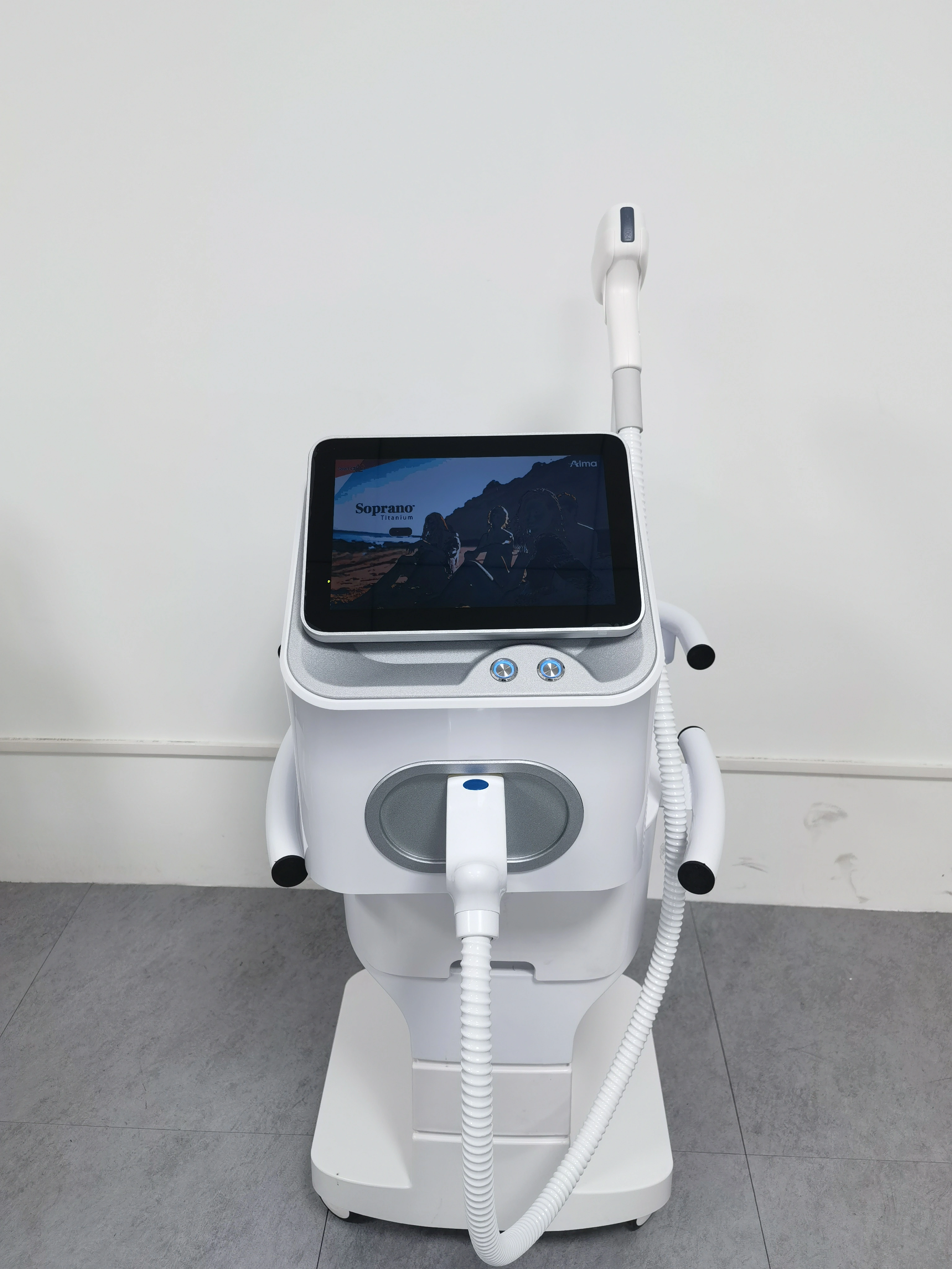 Épilateur Laser professionnel en titane glacé, épilation permanente, 4 longueurs d'onde, Diode Laser