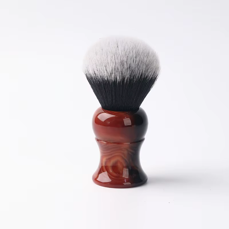 Yaqi – brosse de rasage avec nœud synthétique pour homme, 28mm