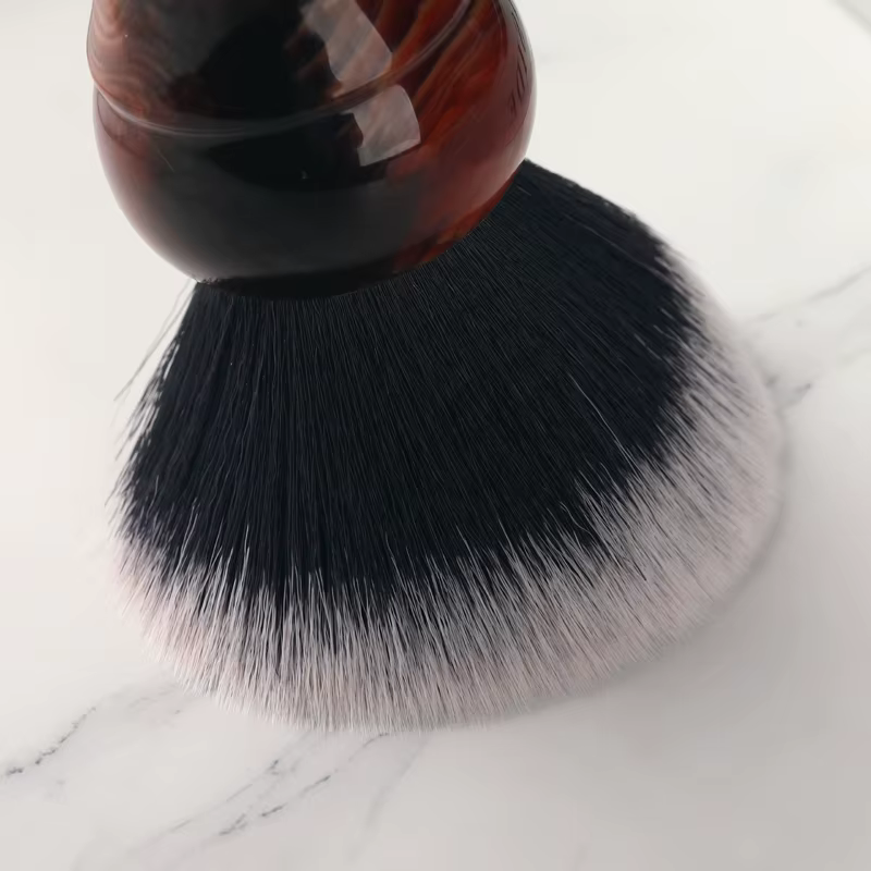 Yaqi – brosse de rasage avec nœud synthétique pour homme, 28mm