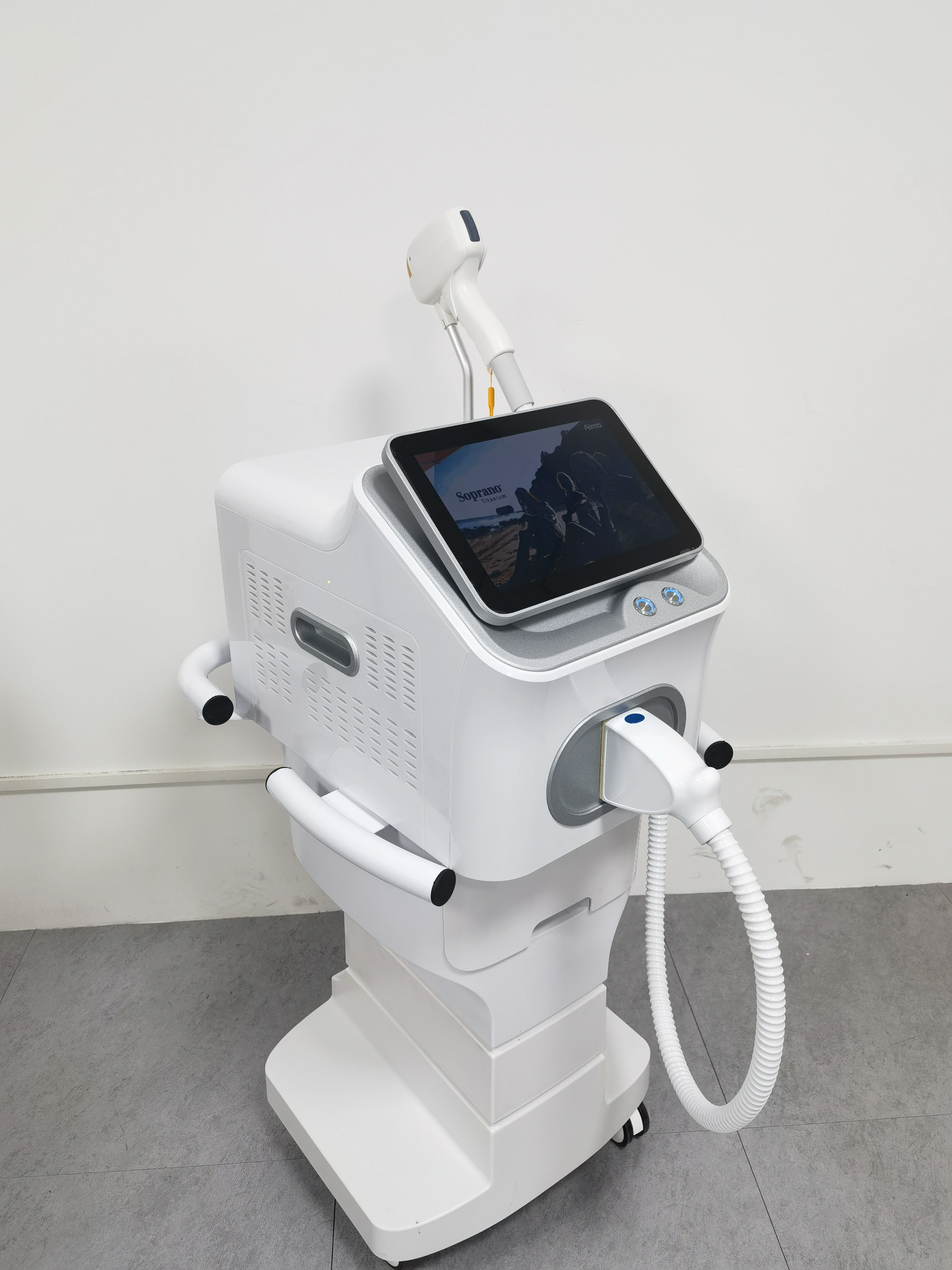 Épilateur Laser professionnel en titane glacé, épilation permanente, 4 longueurs d'onde, Diode Laser