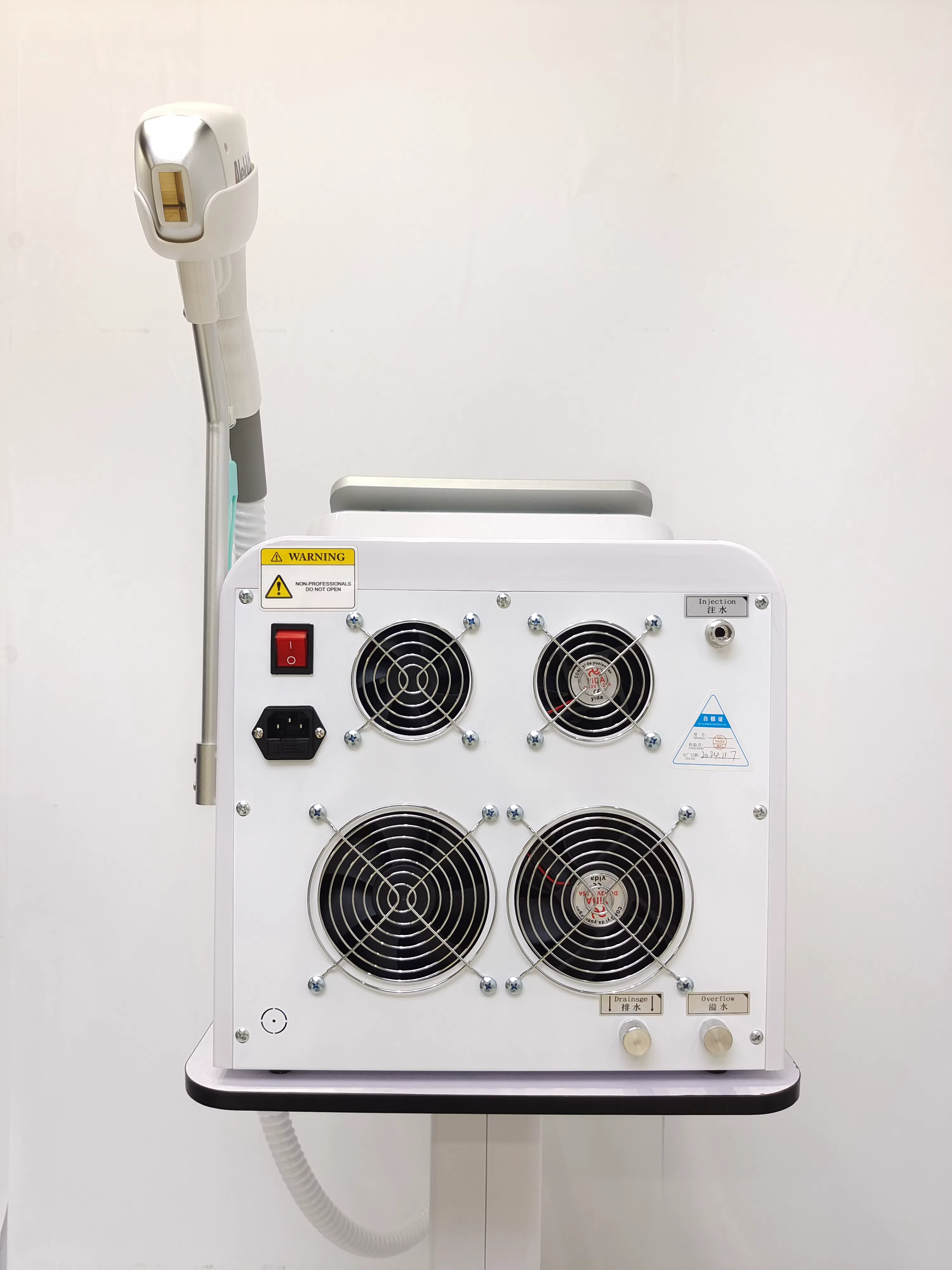 Épilateur Laser professionnel en titane glacé, épilation permanente, 4 longueurs d'onde, Diode Laser