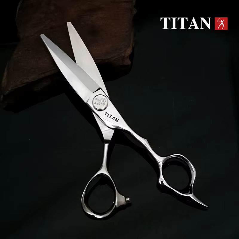 Titan 6 pouces ciseaux de coupe de cheveux professionnels ciseaux de coiffure Style outil de barbier