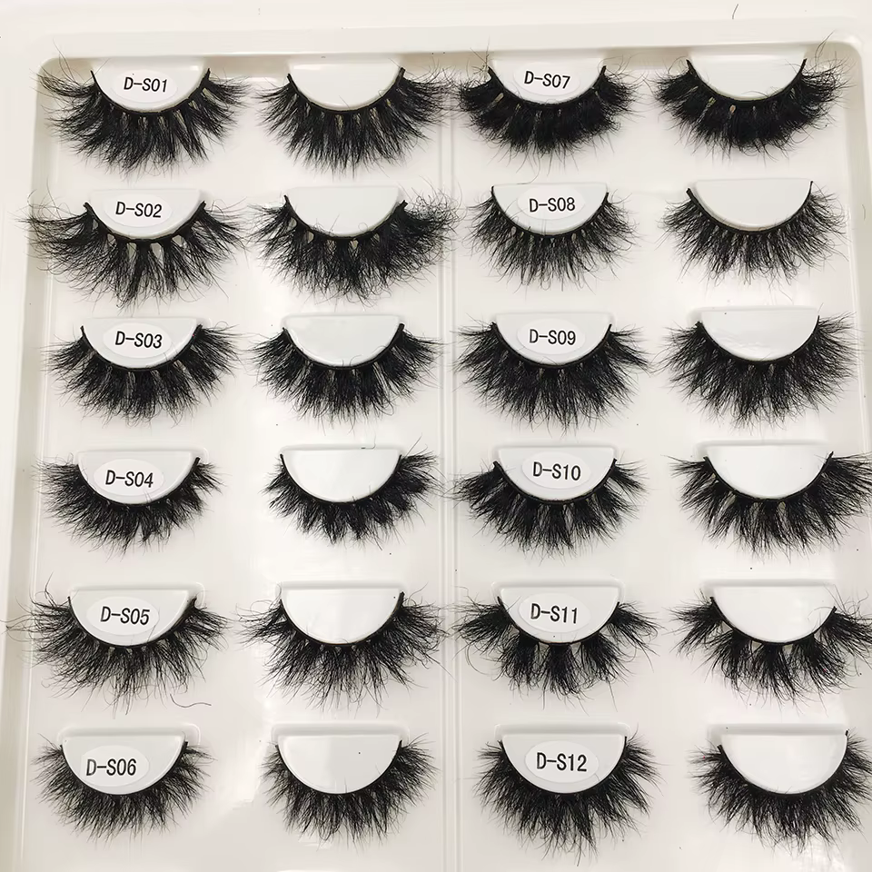 RED SIREN – Faux-cils 3D en vison réutilisables, 100% sans cruauté envers les animaux, doux et natur