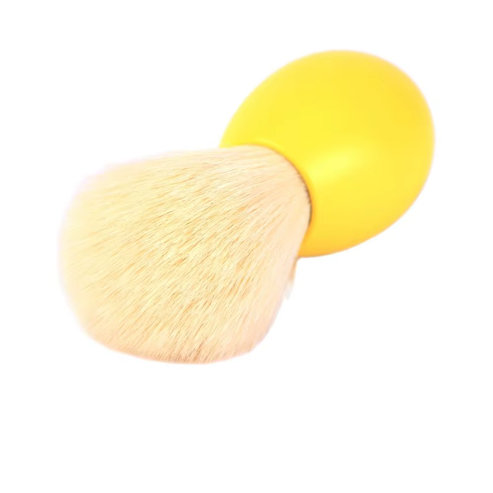 YAQI – brosse de rasage à nœud en cachemire pour homme, outil pour le jour de pâques, Version jaune