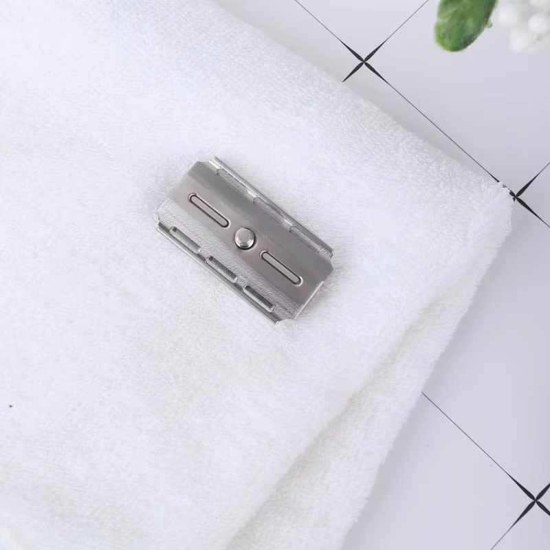 Tête de rasoir à double tranchant de sécurité en acier inoxydable Yaqi Telstar 316 pour hommes