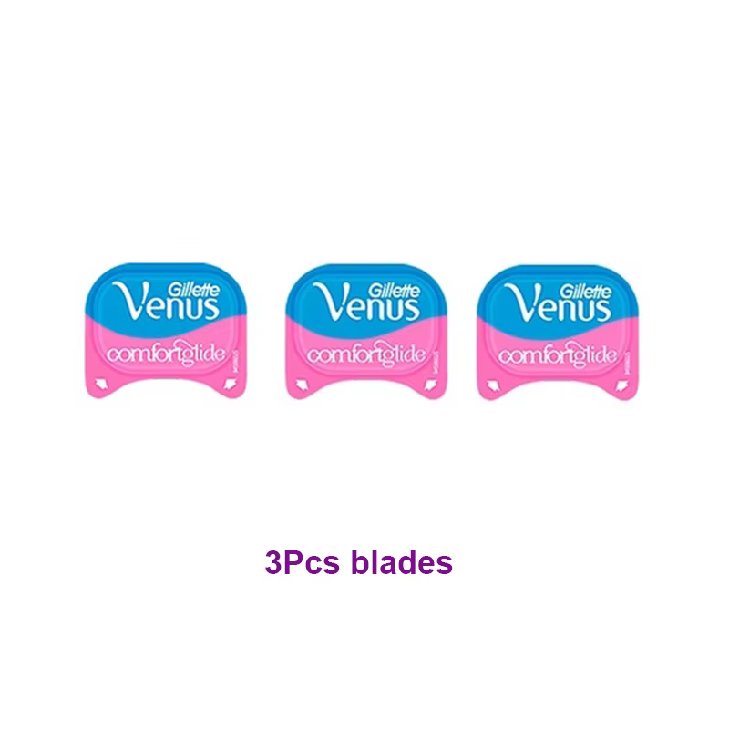 Gillette – Rasoir Venus Breeze 3 Couches en Acier Inoxydable pour Femme, avec Lames de Rechange, Epi