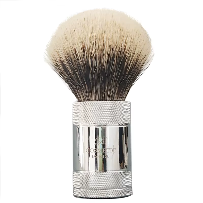Dscosmetic – brosse de rasage réglable à deux bandes pour poils de blaireau