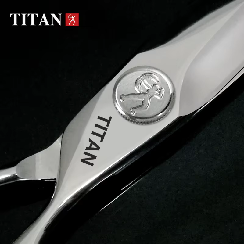 Titan 6 pouces ciseaux de coupe de cheveux professionnels ciseaux de coiffure Style outil de barbier