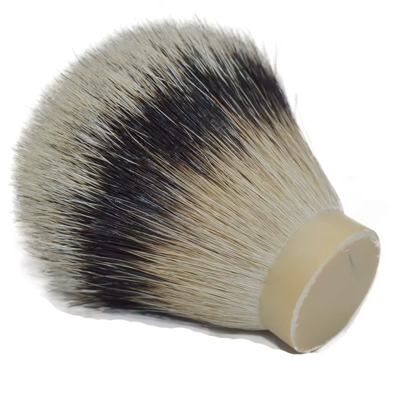 DSCOSMETIC-Tête de brosse de rasage en poils de blaireau de montagne, 26mm, pointe argentée la plus