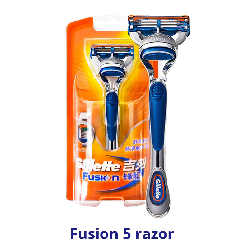 Gillette Fusion ProGlide ProShiled rasoir de sécurité antidérapant manuel poignée de rasoir 5 couche