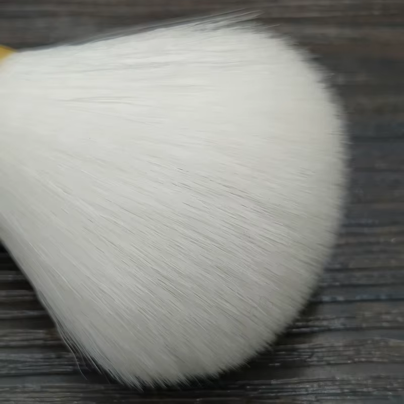 Dscosmetic – brosse de rasage en poils synthétiques en cachemire, 24mm, dense, doux, tout blanc, ave
