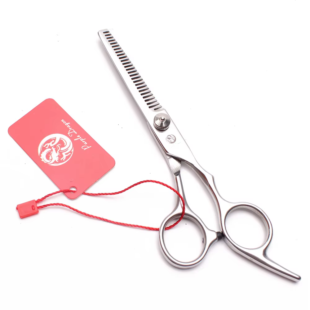 Z1001 6" acier inoxydable Dragon Purple ciseaux coiffure professionnelle materiel coiffure professio