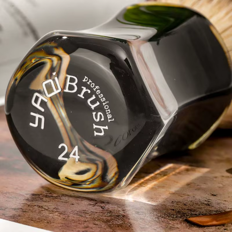 Yaqi Robin – brosse de rasage humide pour hommes, cheveux synthétiques, manche transparent