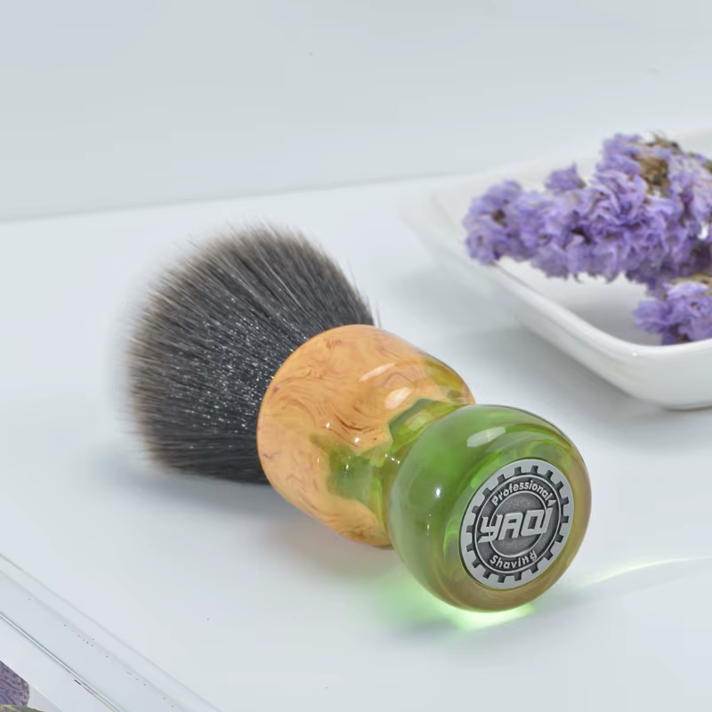 YAQI Goblin 24mm pinceau de rasage synthétique noeud Husky pour homme
