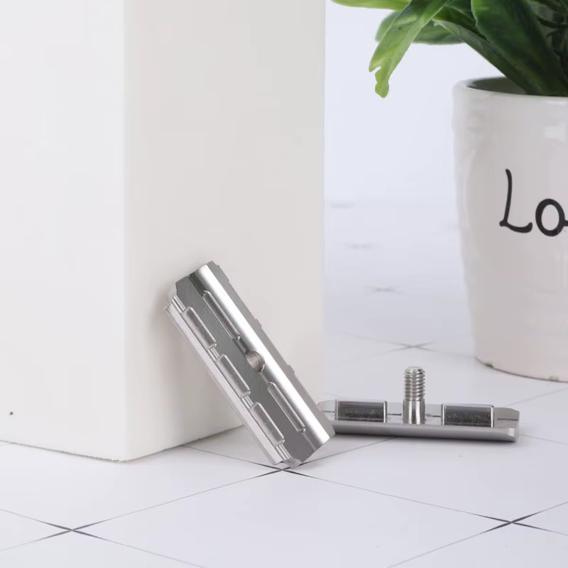 Tête de rasoir à double tranchant de sécurité en acier inoxydable Yaqi Telstar 316 pour hommes