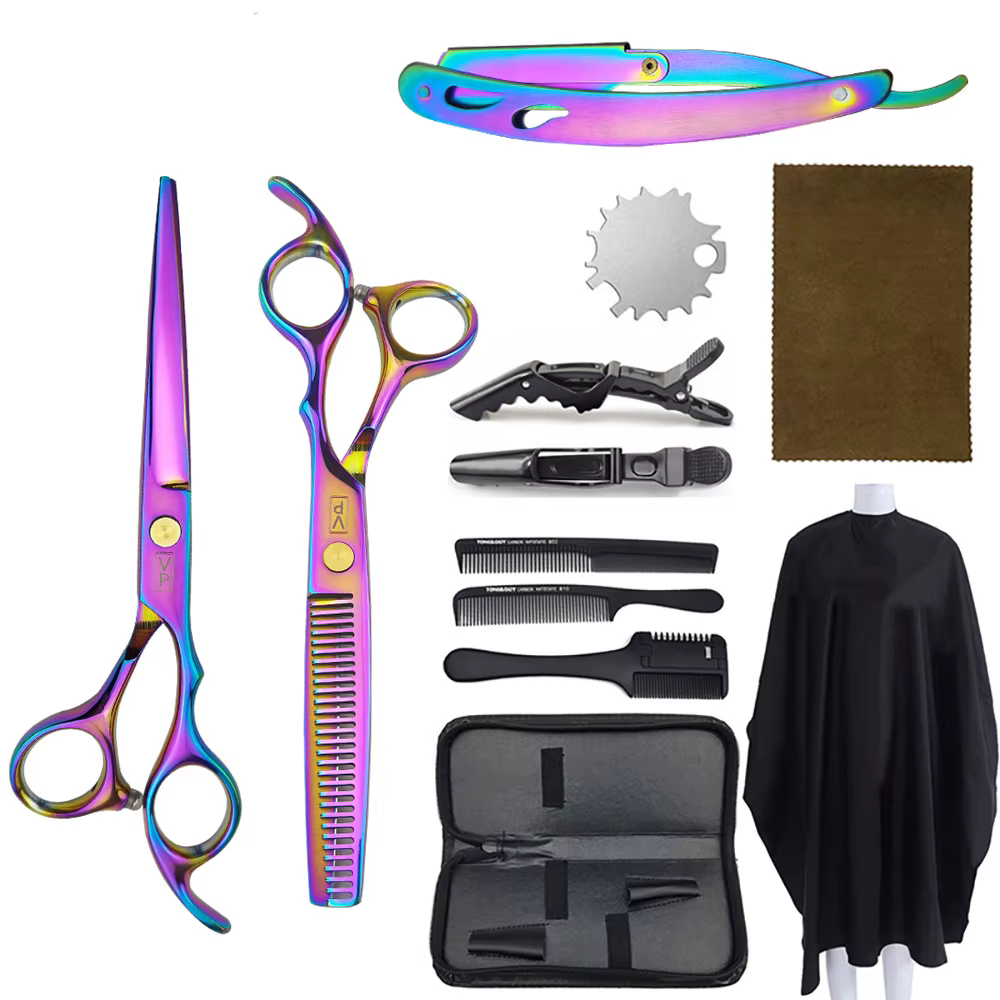 Ciseaux de coiffure professionnels, ensemble de ciseaux de coiffure, nouveaux ciseaux de coiffure de