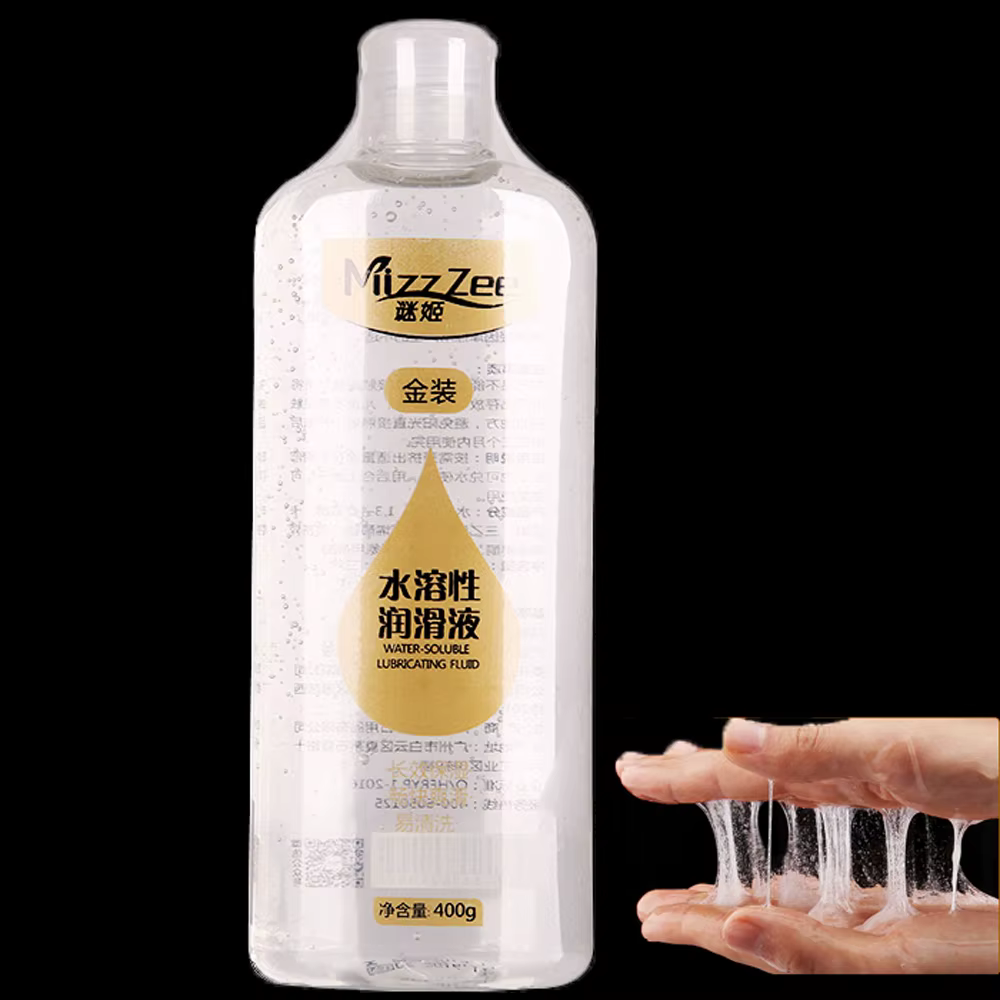 MizzZee – lubrifiant doré amélioré de 400ML, Gel de massage pour l'apaisement sexuel, lubrification 
