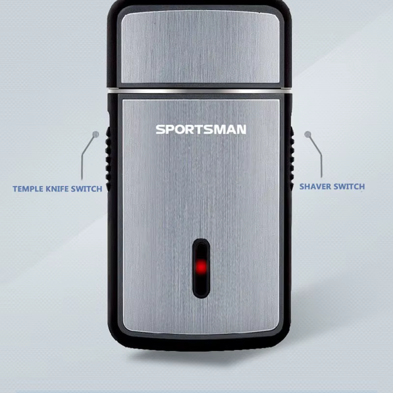 Mini rasoir électrique pour hommes, rasoir Portable multifonctionnel, couteau à barbe, chargeur USB,