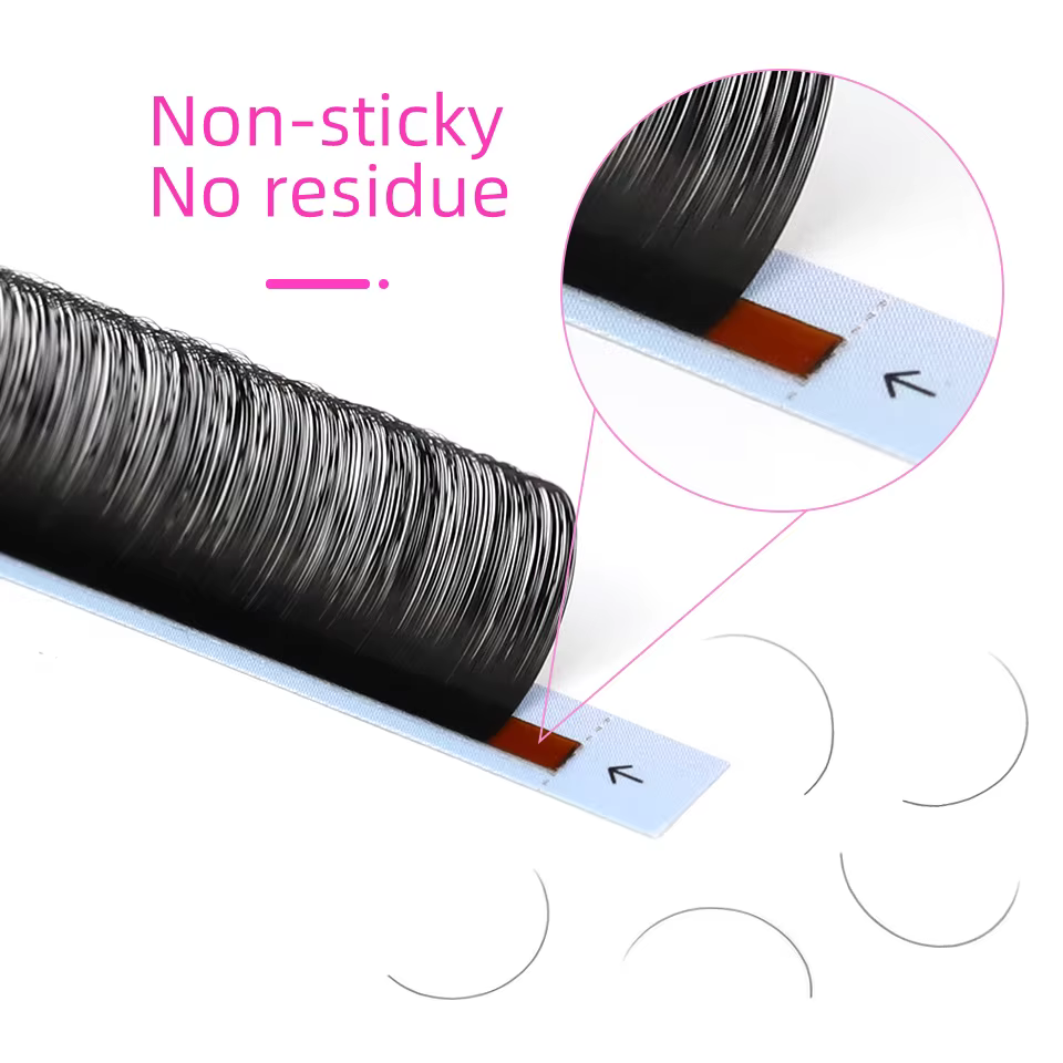 Rujade 10 plateaux / lot extensions de cils personnels faux vison russe rouleau de cils Cachemire ci