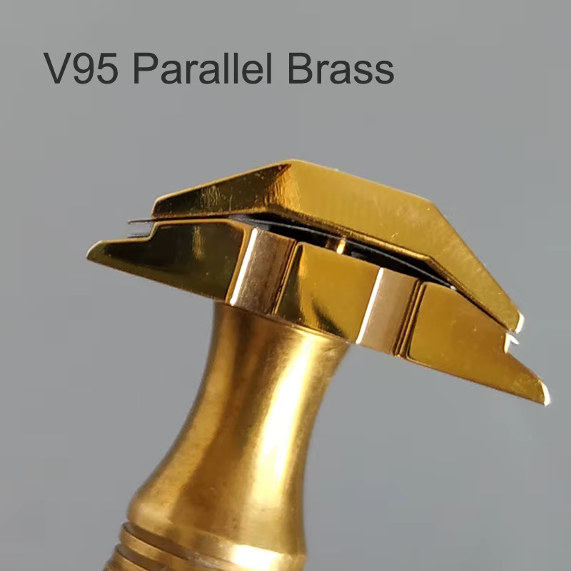 Tête de rasoir de sécurité en laiton Dscosmetic V92 pour homme, pour rasage humide