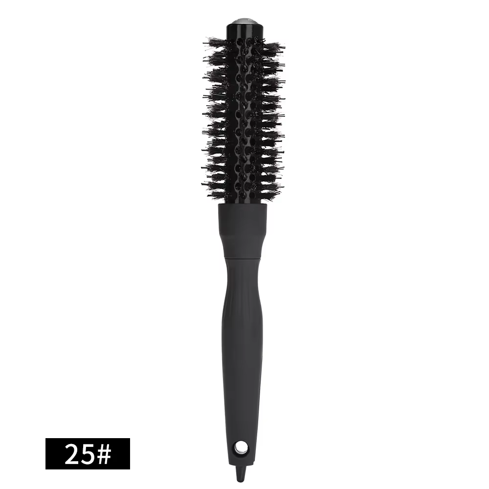 Barbertop peigne rond poils de sanglier baril rond brosse à friser les cheveux femmes beauté brosse 