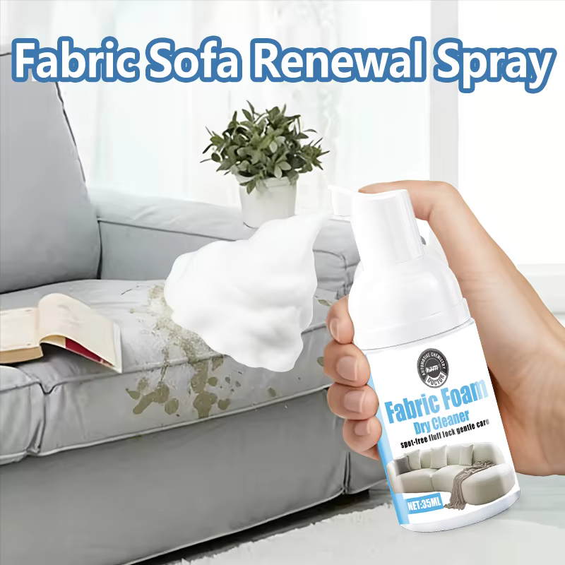 Nettoyant pour tissus en mousse, sans démontage, détachant, spray rafraîchissant pour canapé, tapis,