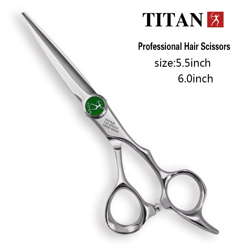 Titan-Ciseaux de coiffure professionnels, ciseaux de coiffeur, outil de coupe et d'amincissement, ci