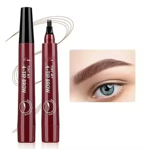 Crayon à sourcils à quatre branches, crayon à sourcils à quatre extrémités, durable, non taché, rési