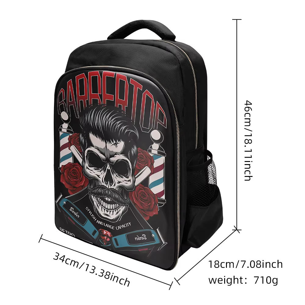 Sac de rangement pour barbier, sac à dos de grande capacité, sacs de voyage étanches multifonctionne