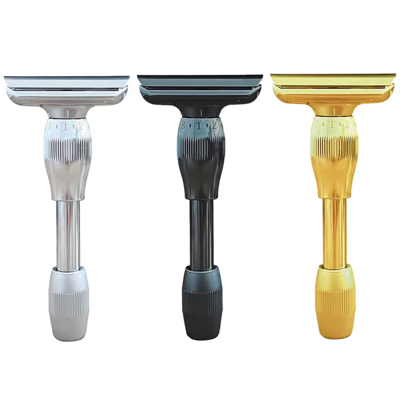 Nouveau Design 1-8 rasoir de sécurité réglable pour hommes rasoir à Double tranchant de haute qualit