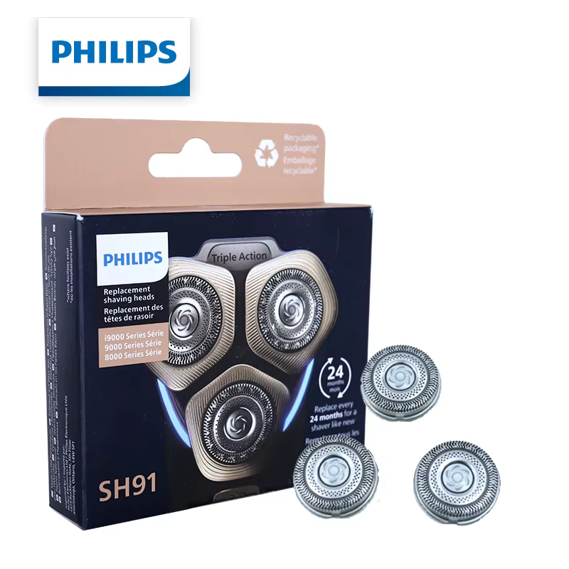 Tête de rasage Philips SH91, 1 paquet, pour les séries 9000 S9xxx et Prestige SP9xxx