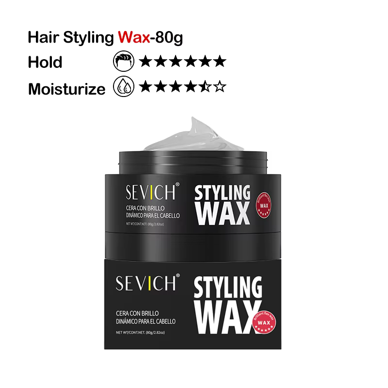 Sevich 80g cire capillaire argile crème capillaire longue durée pour hommes cheveux forte tenue coif