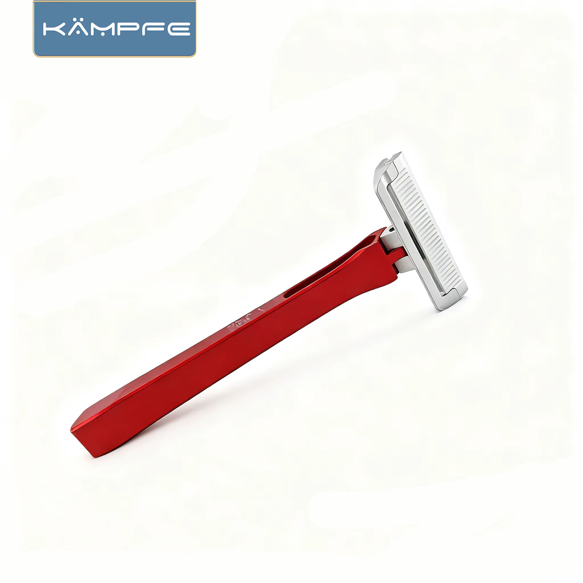 Rasoir manuel à lame simple KAMPFE Traditional K25 en aluminium, rasoir de voyage portable pour homm