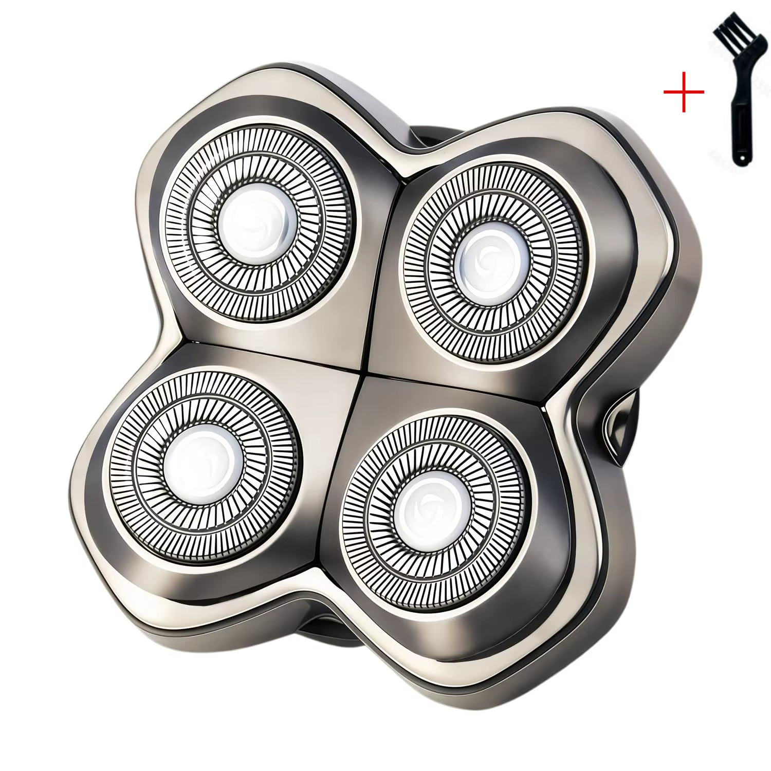 4 Têtes de rasoir flottantes de rechange pour rasoirs électriques Skull Pitbulls Gold Silver Platinu