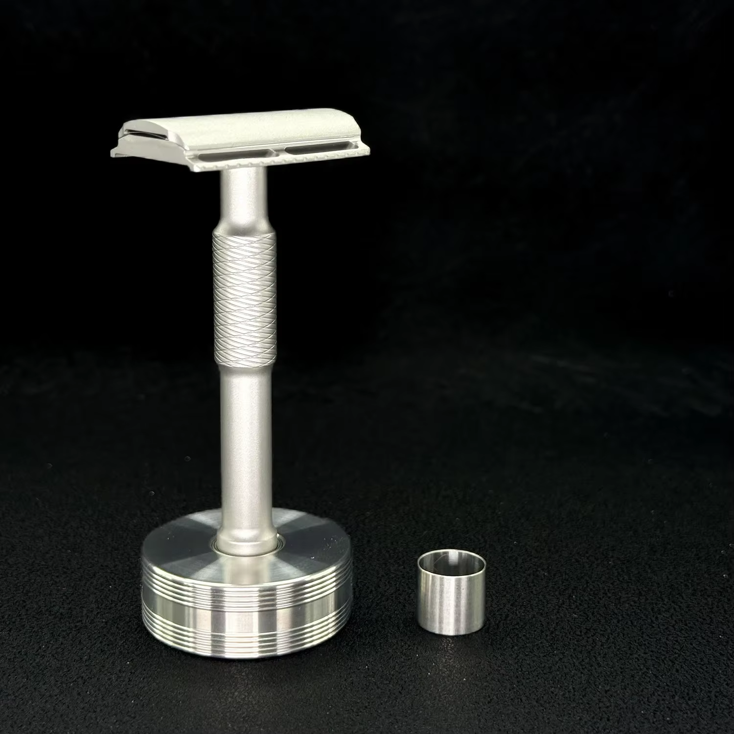 Support de rasoir en acier inoxydable 316L - Usinage CNC, base de rasoir à diamètre variable avec su