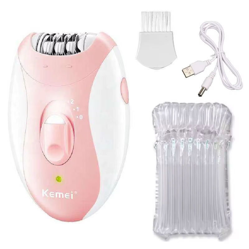 Kemei-Épilateur électrique aste pour femme, épilateur pour le visage, le corps, le maillot, les jamb