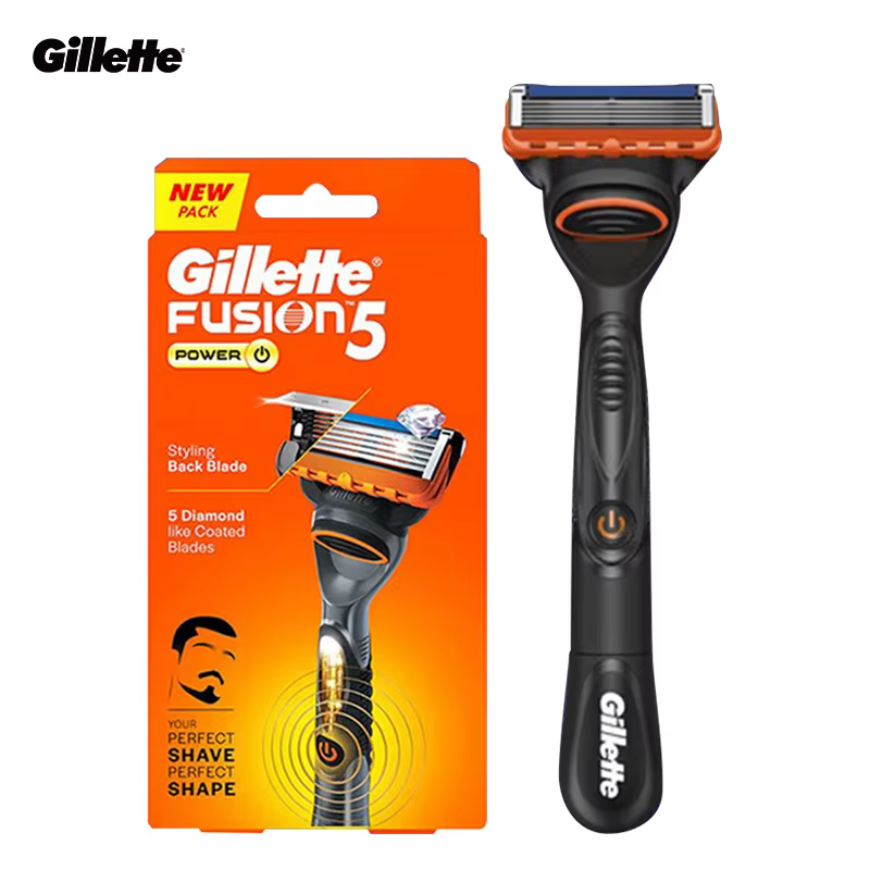 Rasoir Gillette Fusion 5 FlexBall Power à 5 lames avec revêtement, technologie de micro-vibration, r
