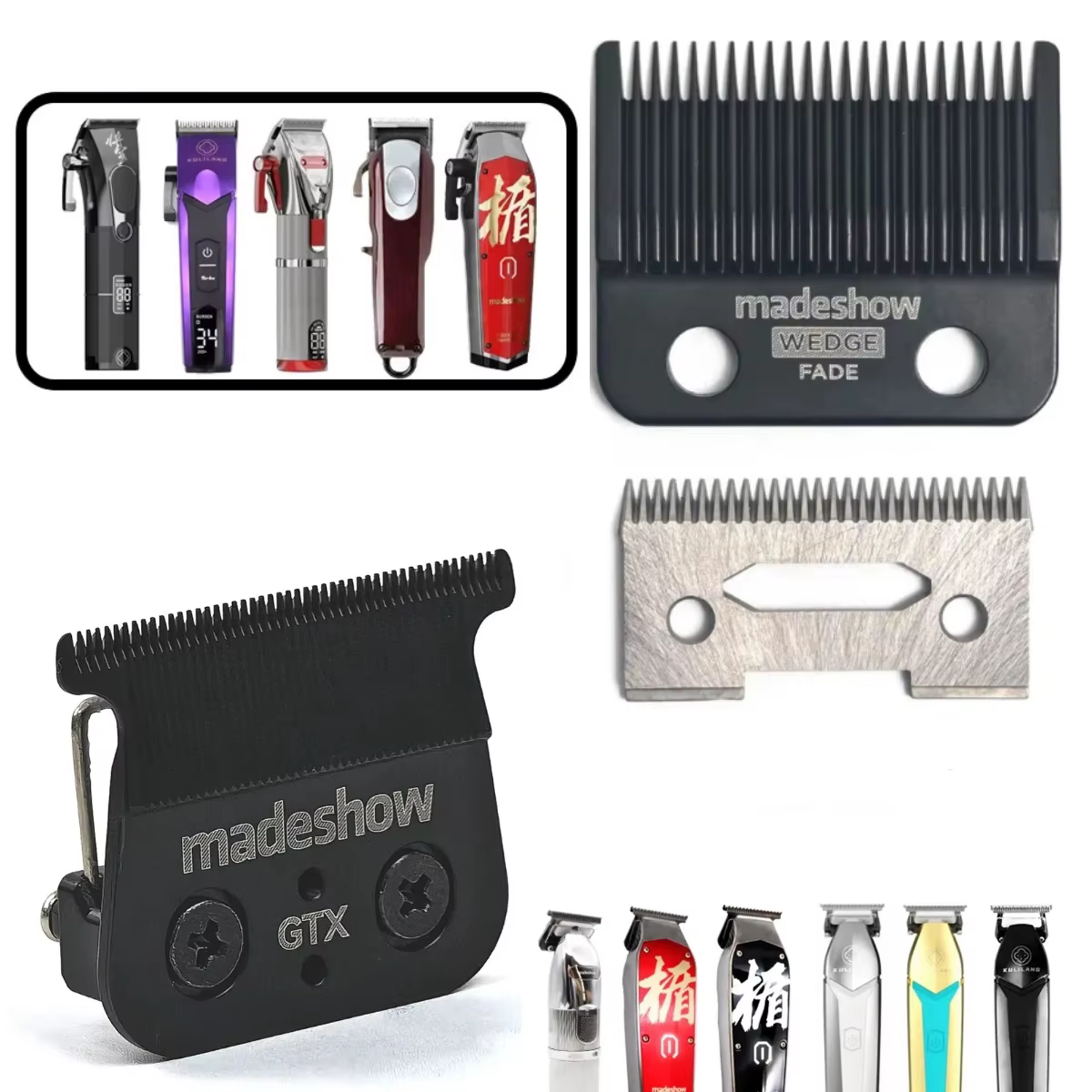 Tondeuse à cheveux électrique professionnelle lame remplacée Madeshow M10 M11 R77F R55F 2020C 2020T