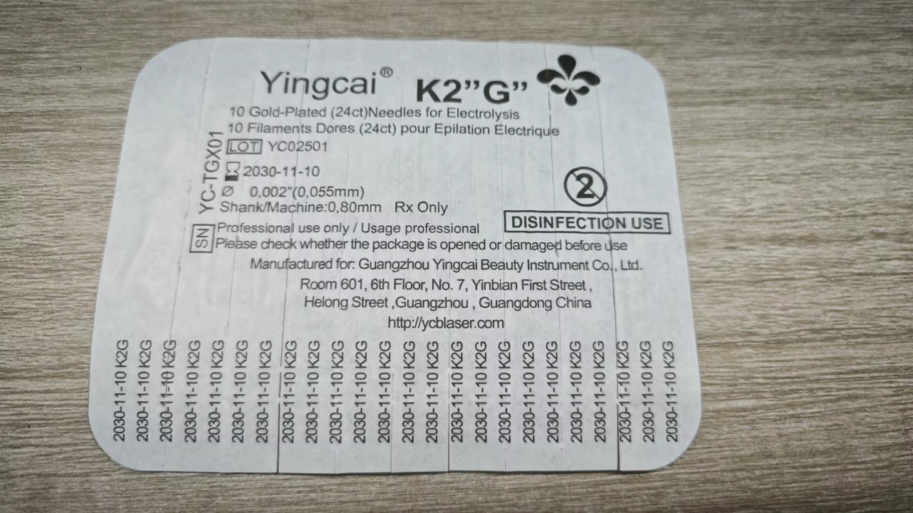 Épilateurs électrolytiques portables 2025, aiguilles d'épilation électrolytique TG01, TG03, TG09, K2