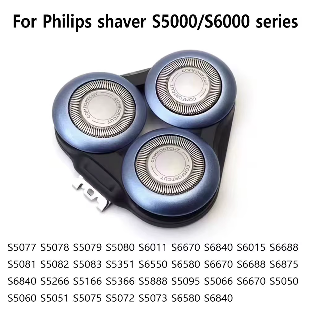 Tête de rasoir de remplacement pour Philips S6000 S6011 S6015 S6840 S6550 S6580 S6670 S6688 S6875 S6