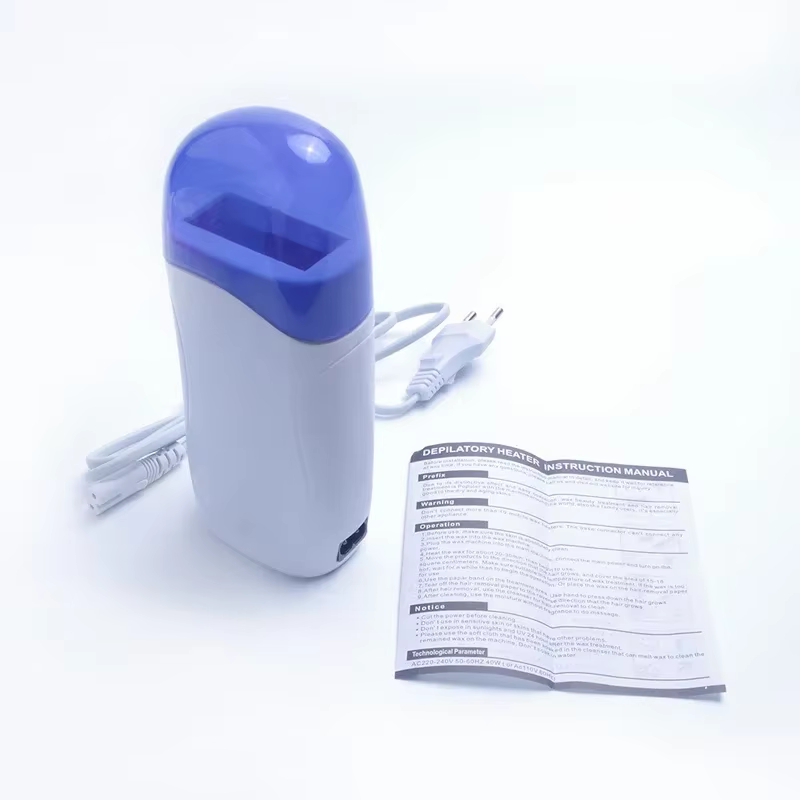Épilateur portable à cartouche de cire roll-on, chauffe-cire pour épilation, machine à cire fondante
