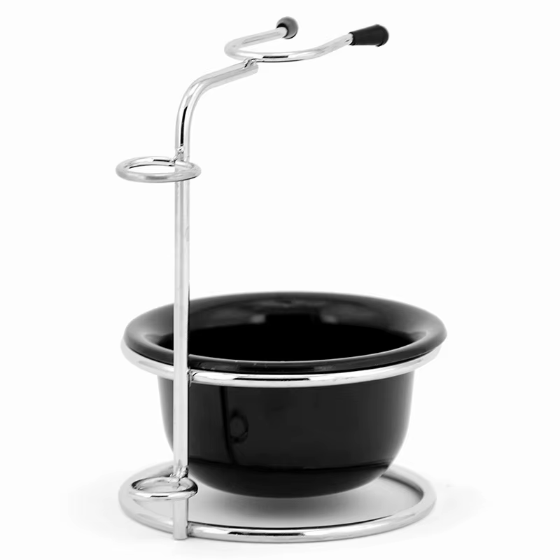 Nouveau Design de beauté hommes bol de rasage tasse brosse porte-savon support Portable rasage rasoi