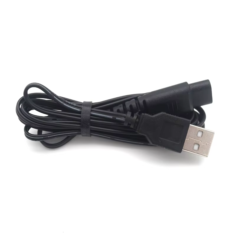 Appliquer à KEMEI KM-1990 tondeuse à cheveux professionnelle chargeur USB d'origine câble de chargem