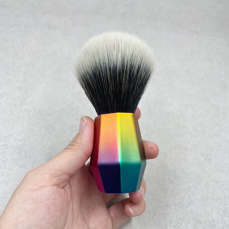 Pinceau à raser GDMG - Poignées colorées - Outils de nettoyage de la barbe pour hommes - Outils esse