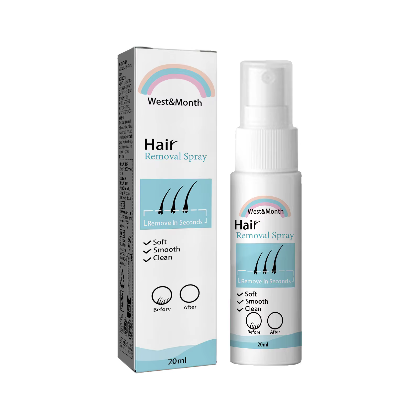 Spray d'épilation inhibiteur de croissance des cheveux Spray dépilatoire indolore naturel corps aiss