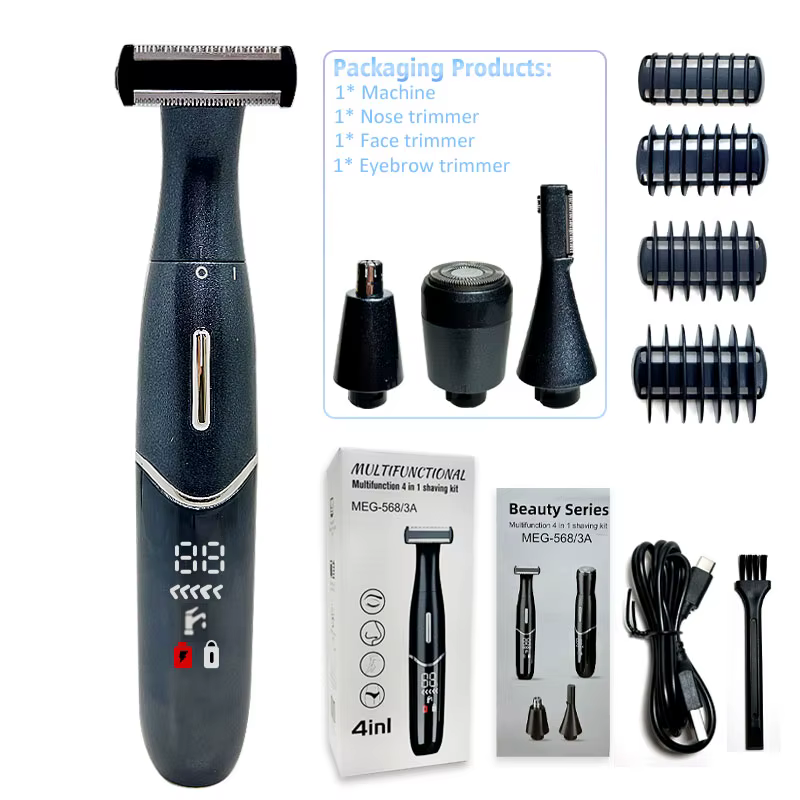 Rasoir de précision pour hommes, zones intimes, coupe de cheveux, ligne de Bikini, balles sensibles,