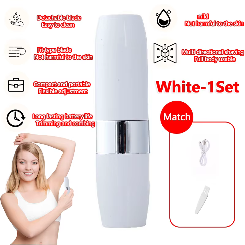 Appareil d'épilation électrique pour femmes SoftAura, tondeuse rotative pour le visage, le bikini, m
