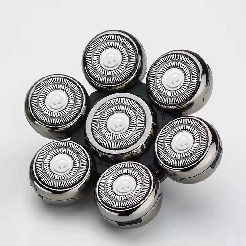 Têtes de rasage de rechange pour hommes, 7 lames, flottantes, lavables, électriques 7D, Kit de tonde
