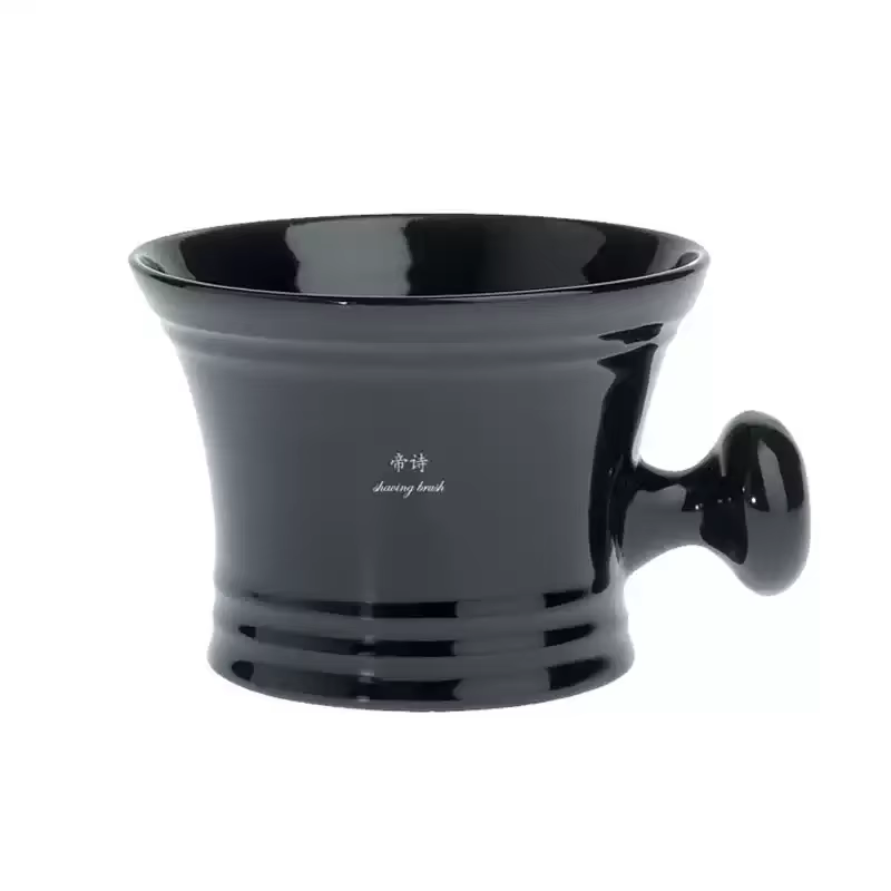 Tasse à raser en céramique, bol à raser pour homme