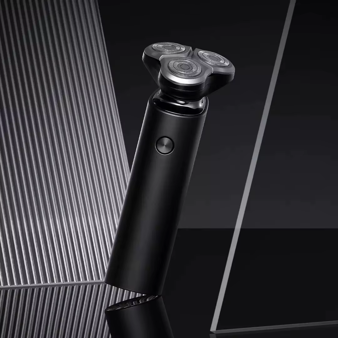 Rasoir électrique Mijia S500 original, rasoir humide et sec, étanche, double lame, tête 3D, tondeuse